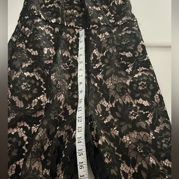 Julia Jordan,Stunning Black-Lace Halter Jumpsuit,Palazzo,Wide-Leg,PERFECT,Size M - Picture 11 of 12